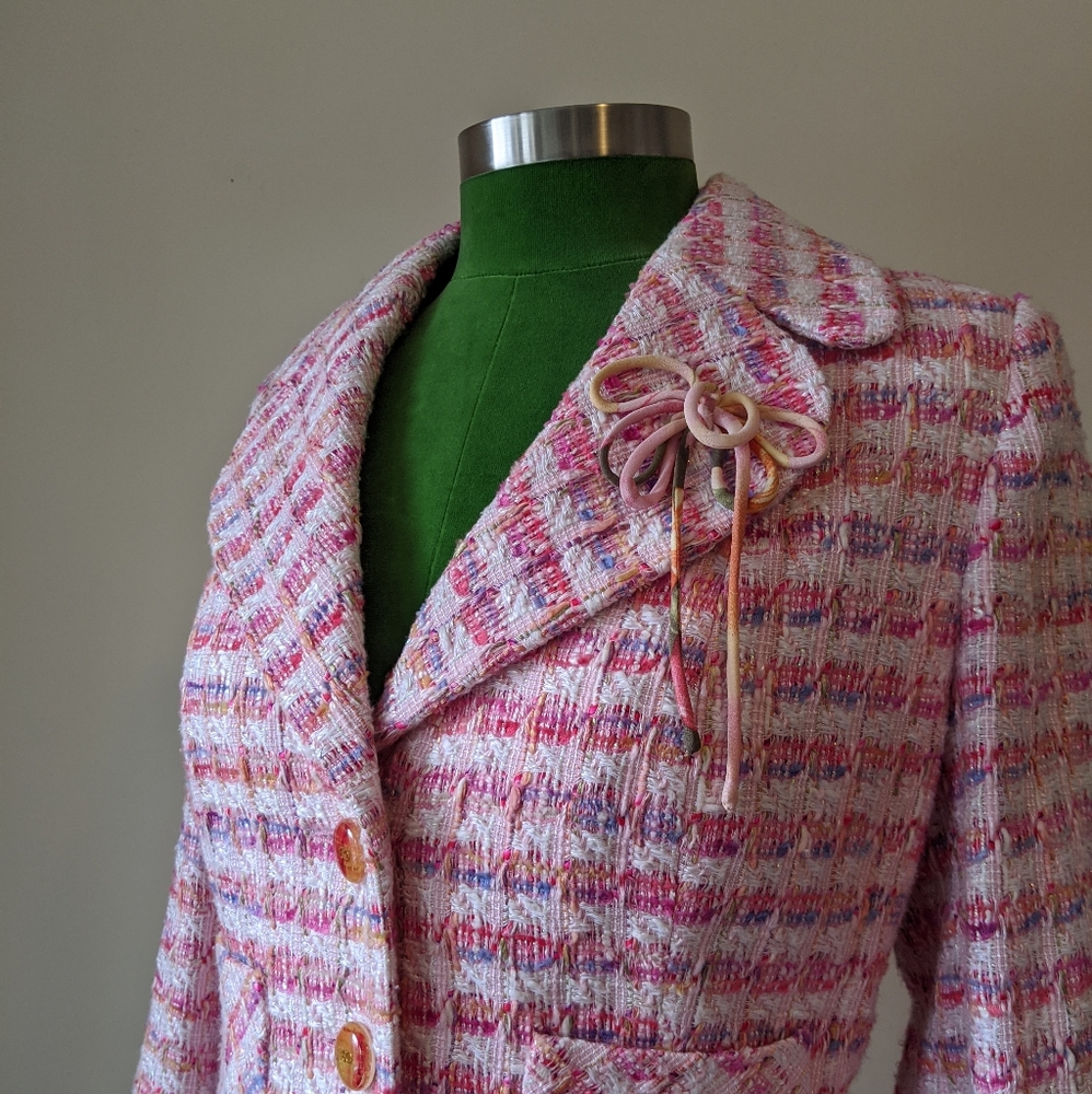 Escada Couture Pink Blazer. No tags, used once.